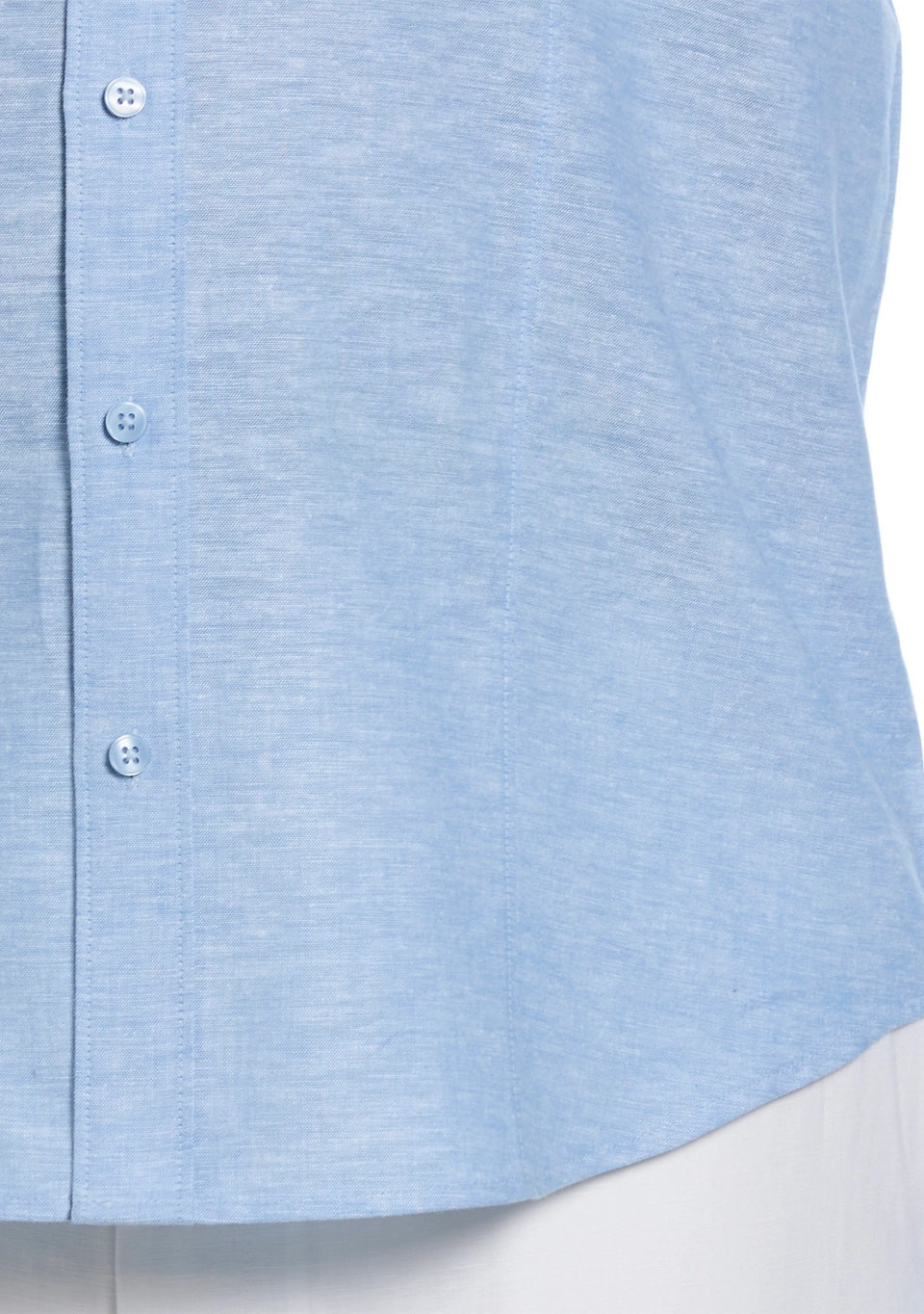 Cubavera Men's Big Tall Linen Blend Tuck Print Shirt  Parisian Blue Size 2XLT