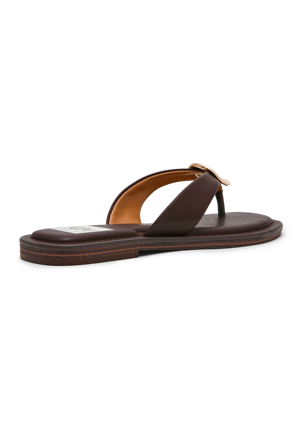 DV Dolce Vita Women's Jespar Thong Flat Sandals  Brown Size 7.5