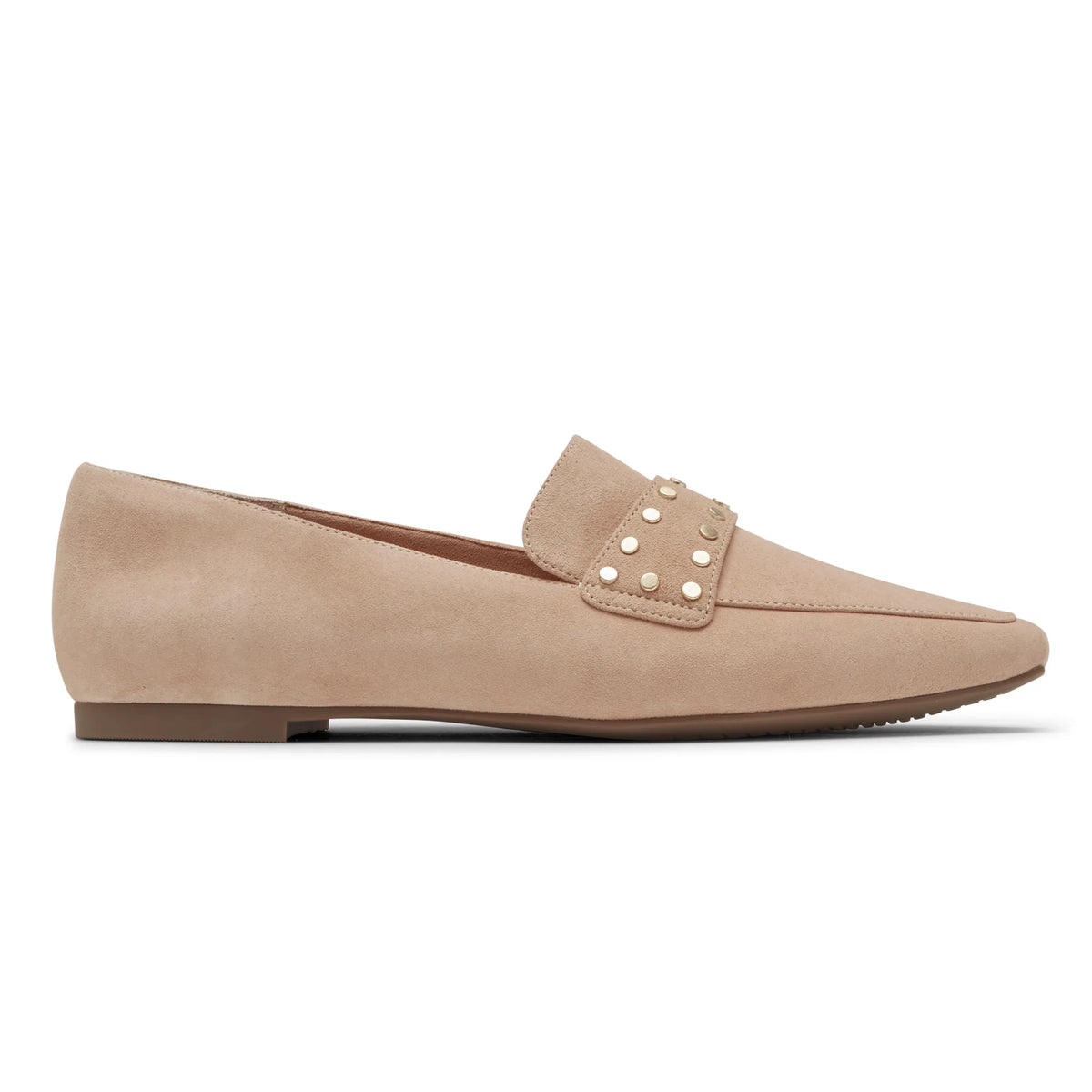 Rockport Total Motion Laylani Studded Loafer  Color Beige Size 10W