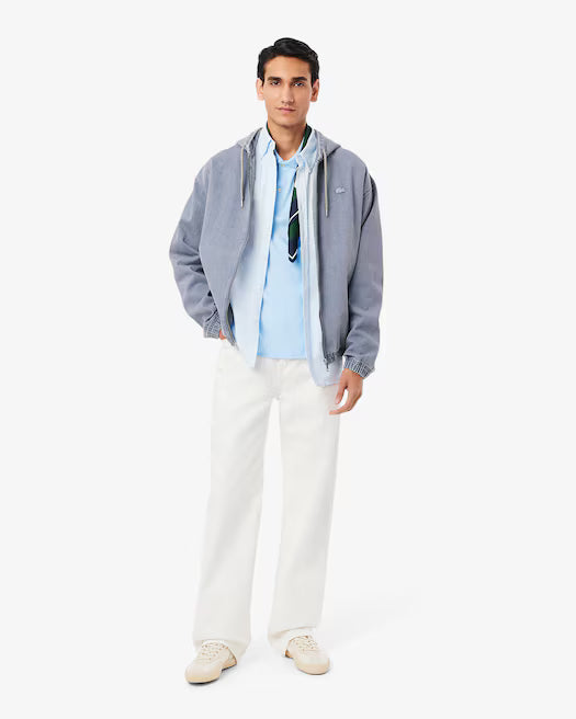 Lacoste Men's Regular Fit Soft Touch Short Sleeve Polo Shirt  Light Blue Size L