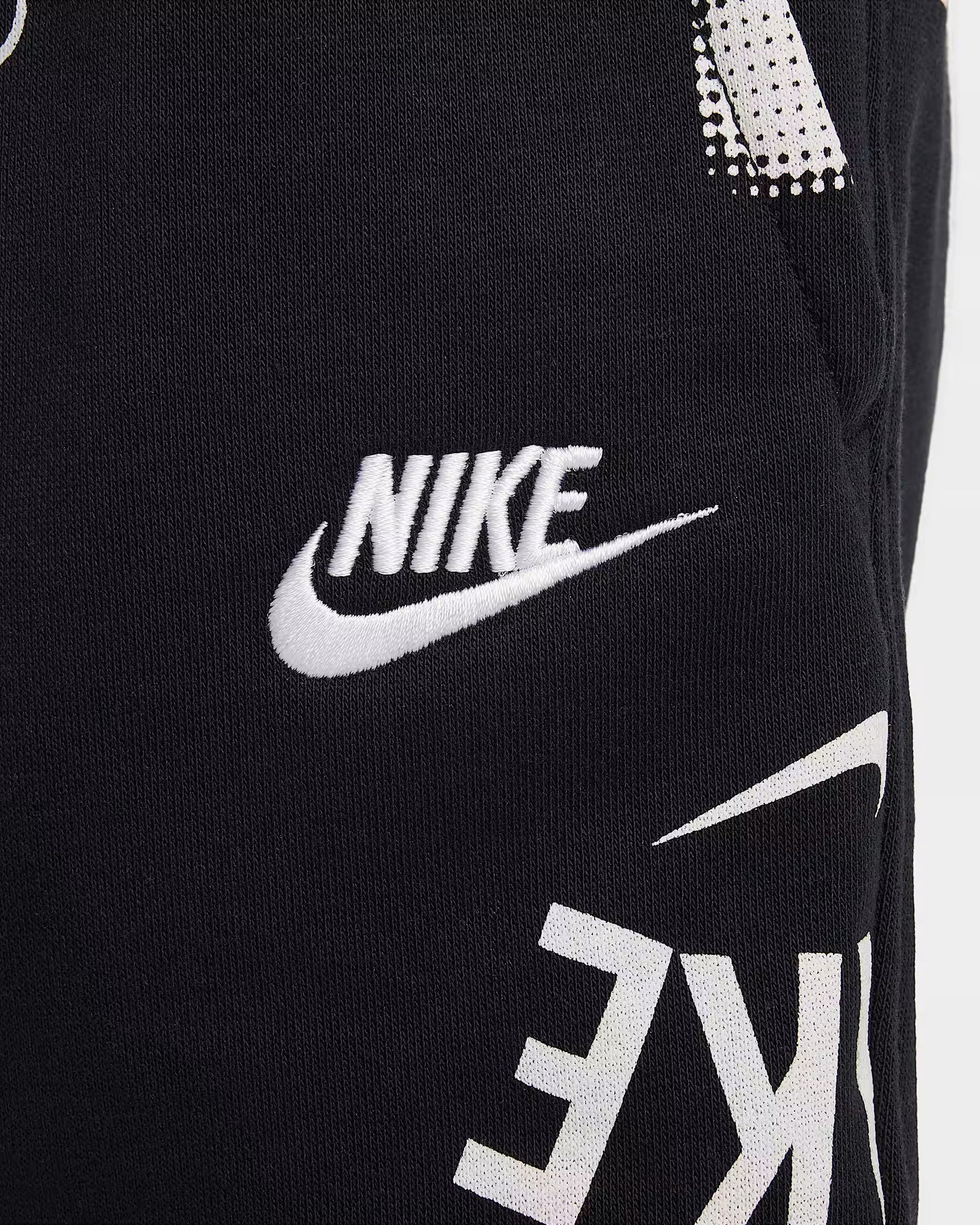 Nike Big Kids' French Terry Shorts  Black Size XL