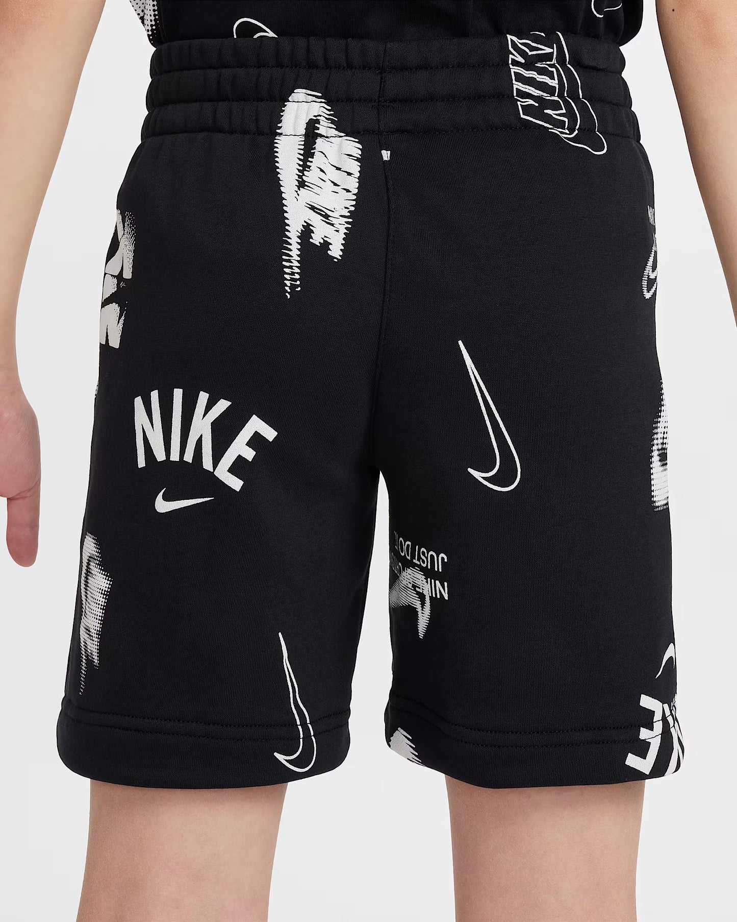 Nike Big Kids' French Terry Shorts  Black Size XL
