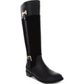 Karen Scott Women's Deliee2 Knee-High Riding Boots   Black PU Size 6.5