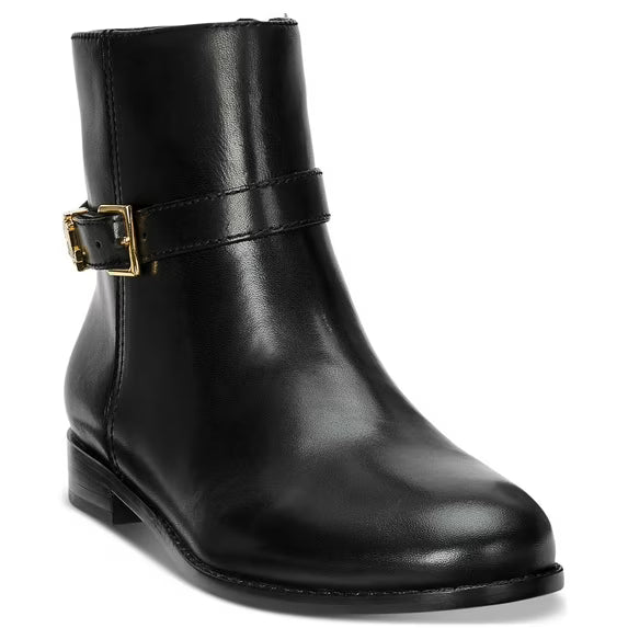 Lauren Ralph Lauren Women's Brooke Zipper Casual Booties  Black Size 9.5