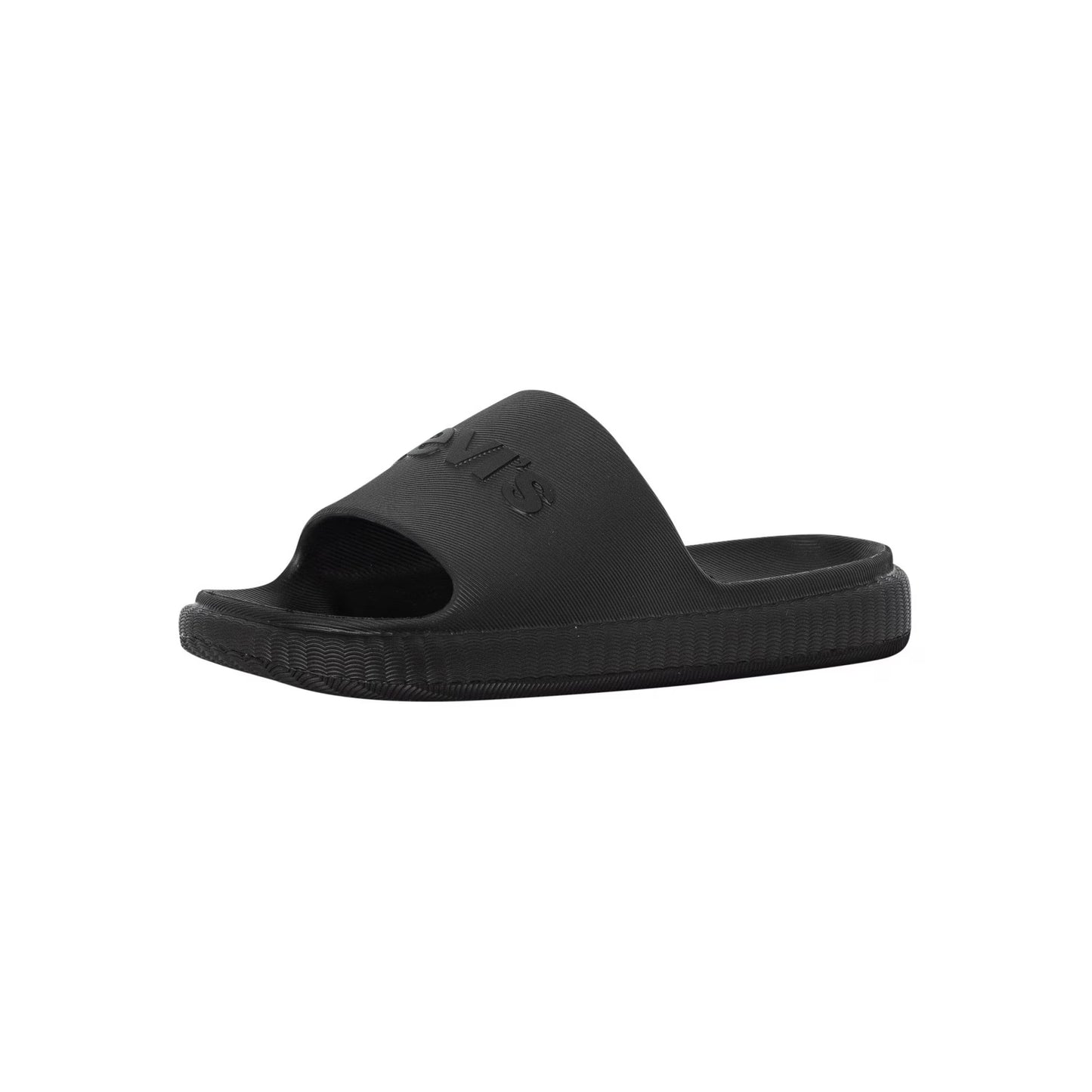 Levi's Men's Embossed June Next Slide  Black Size 11
