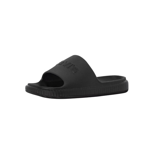 Levi's Men's Embossed June Next Slide  Black Size 12