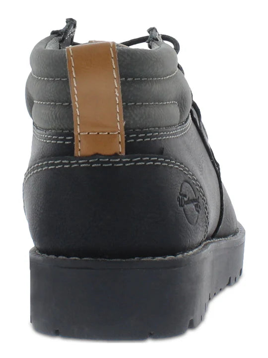 Weatherproof Vintage Men's Chester Faux-Leather Chukka Boots  Color Black Size 9