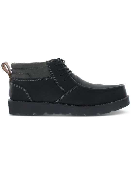 Weatherproof Vintage Men's Chester Faux-Leather Chukka Boots  Color Black Size 9
