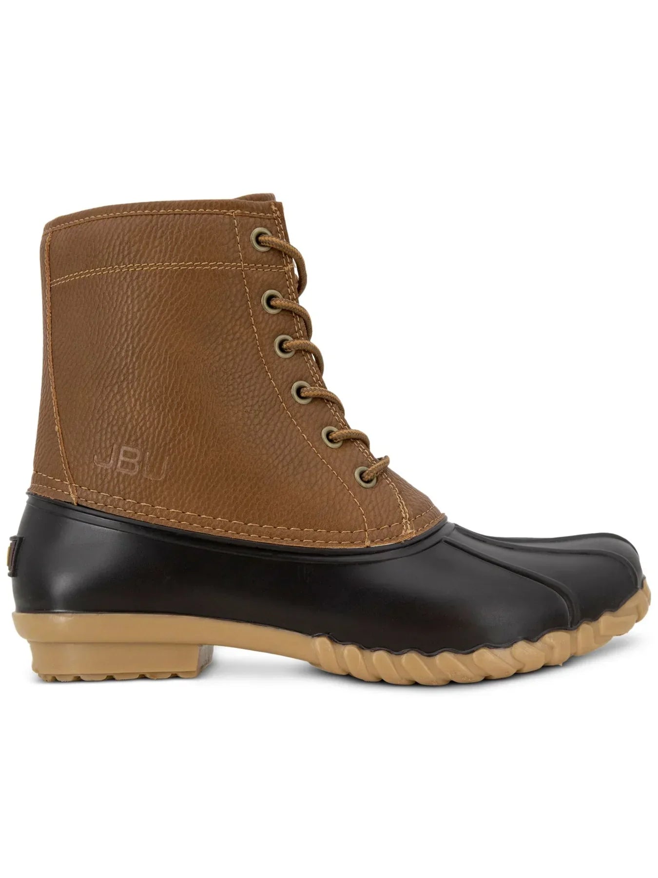 JBU Men's Maine Waterproof Round Toe Lace-Up Duck Boot  Color Tan Size 11