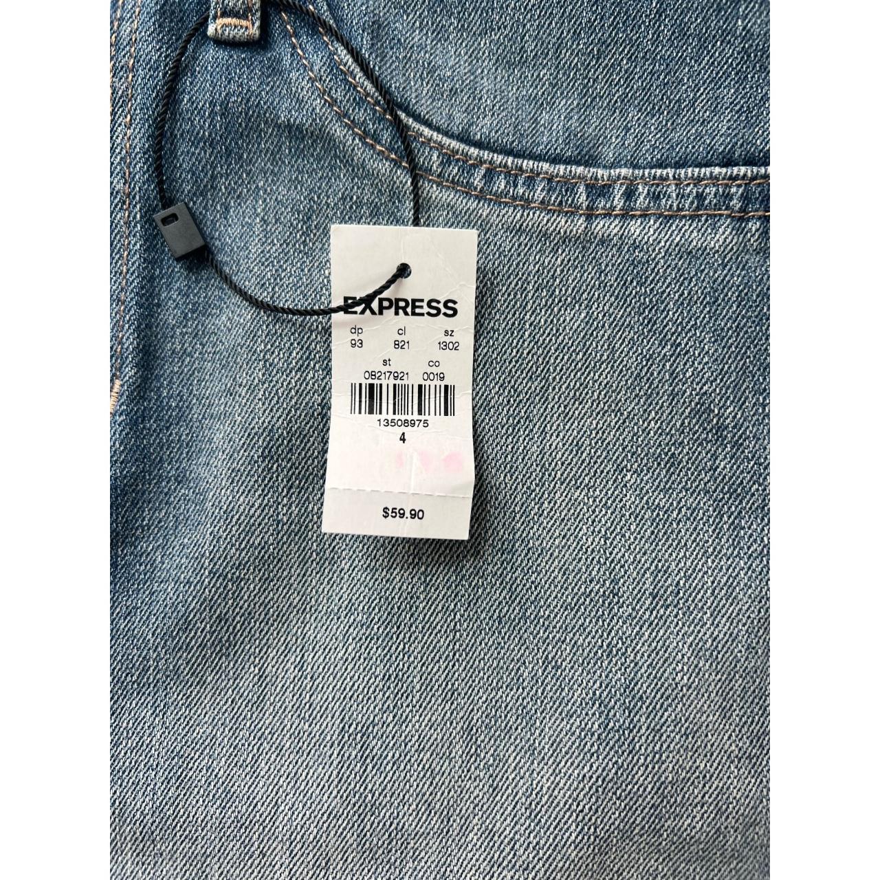 Express Women's Denim Mini Skirt  Color Blue Size 6