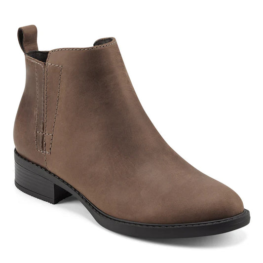 Easy Spirit Women's Larime Ankle Booties  Color Dark Brown Leather Size 8.5W