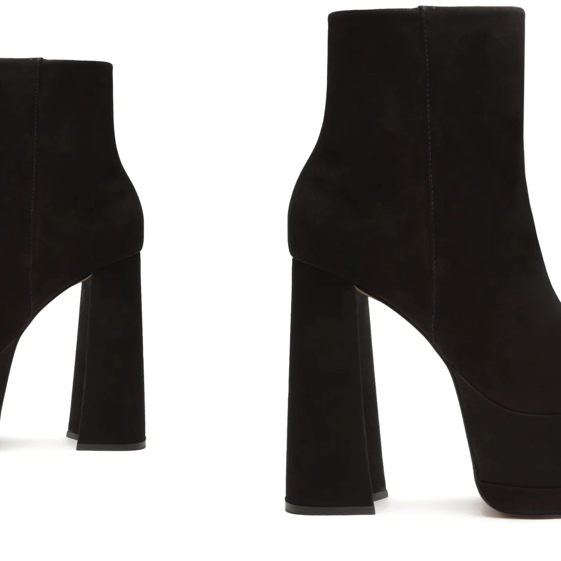 Schutz Selene Casual Nubuck Bootie  Color Black Size 9.5B