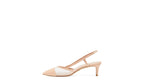 Stuart Weitzman Mondrian 50 Slingback Pump Color Poudre/Clear Size EU 36/US 5.5B
