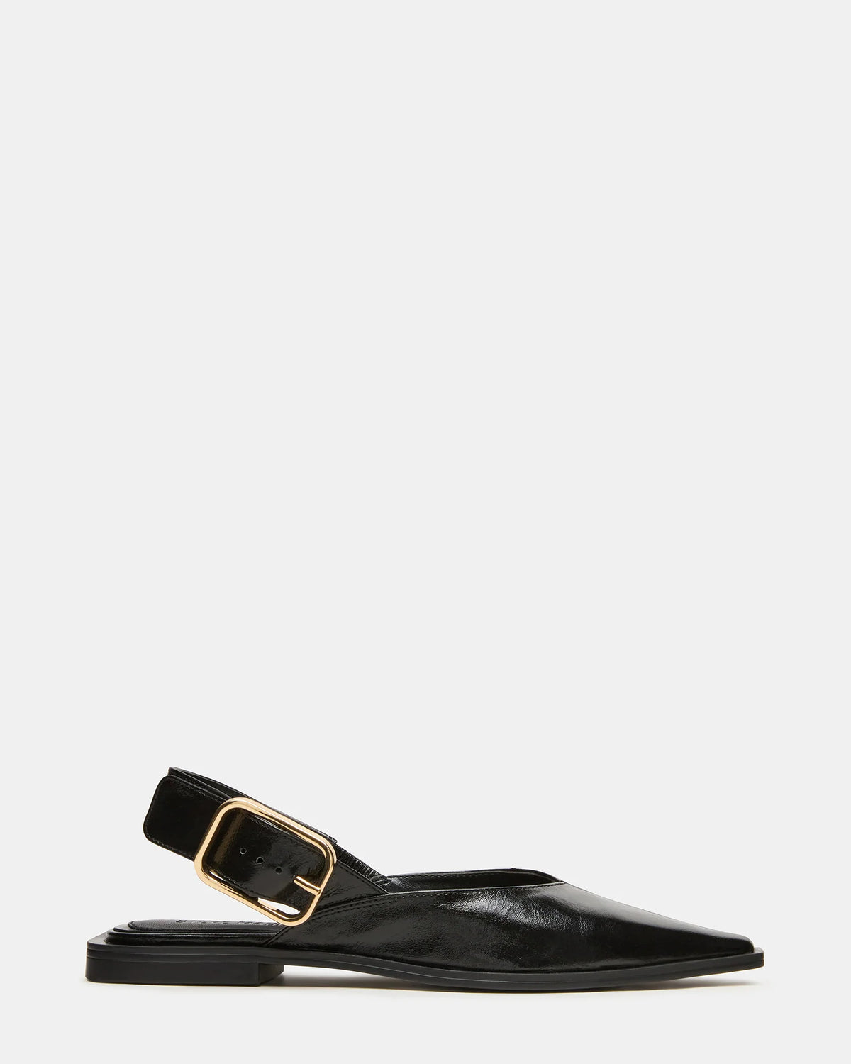 Steve Madden Women's Shay Ballet Flats  Black Leather Size 8.5