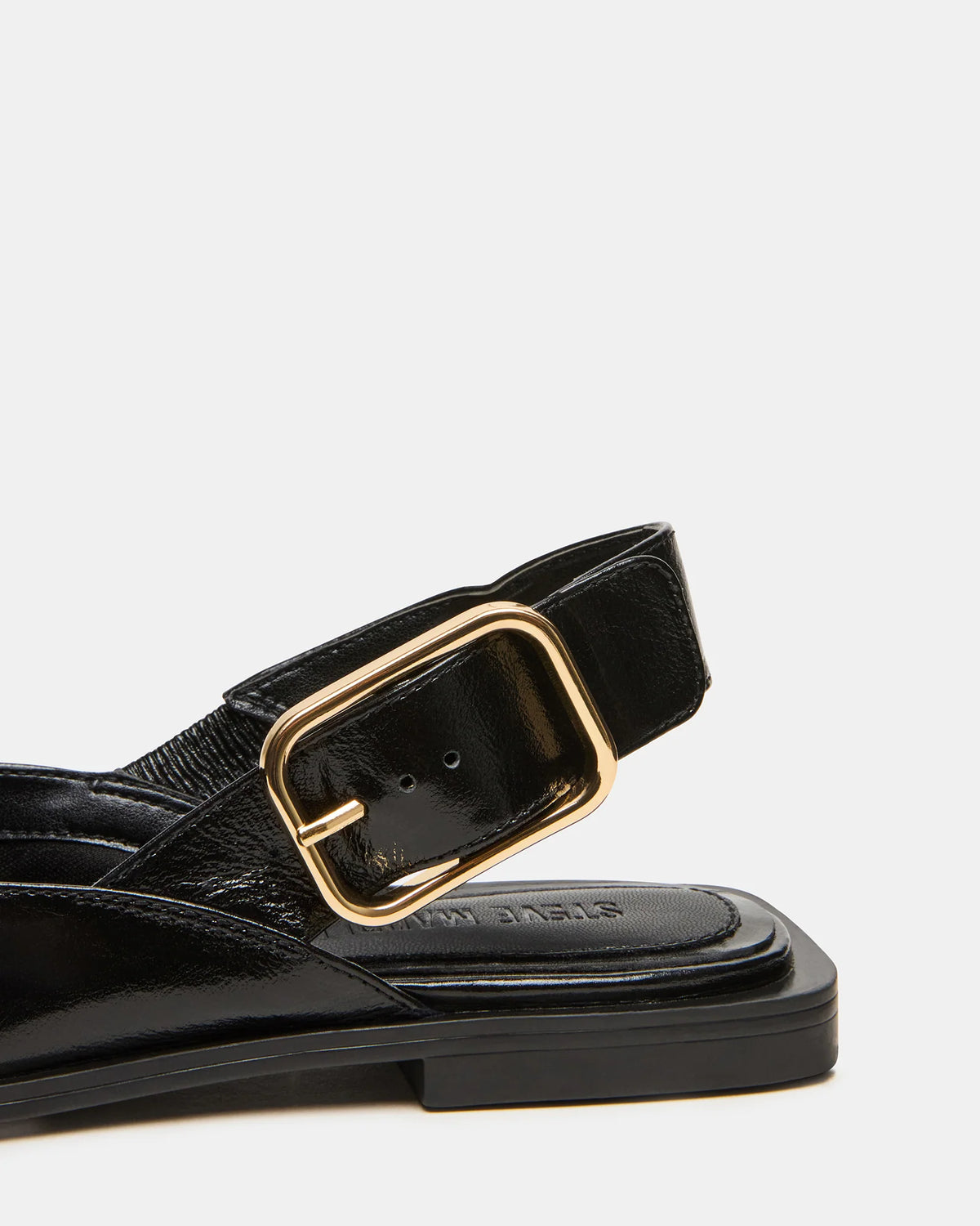 Steve Madden Women's Shay Ballet Flats  Black Leather Size 8.5