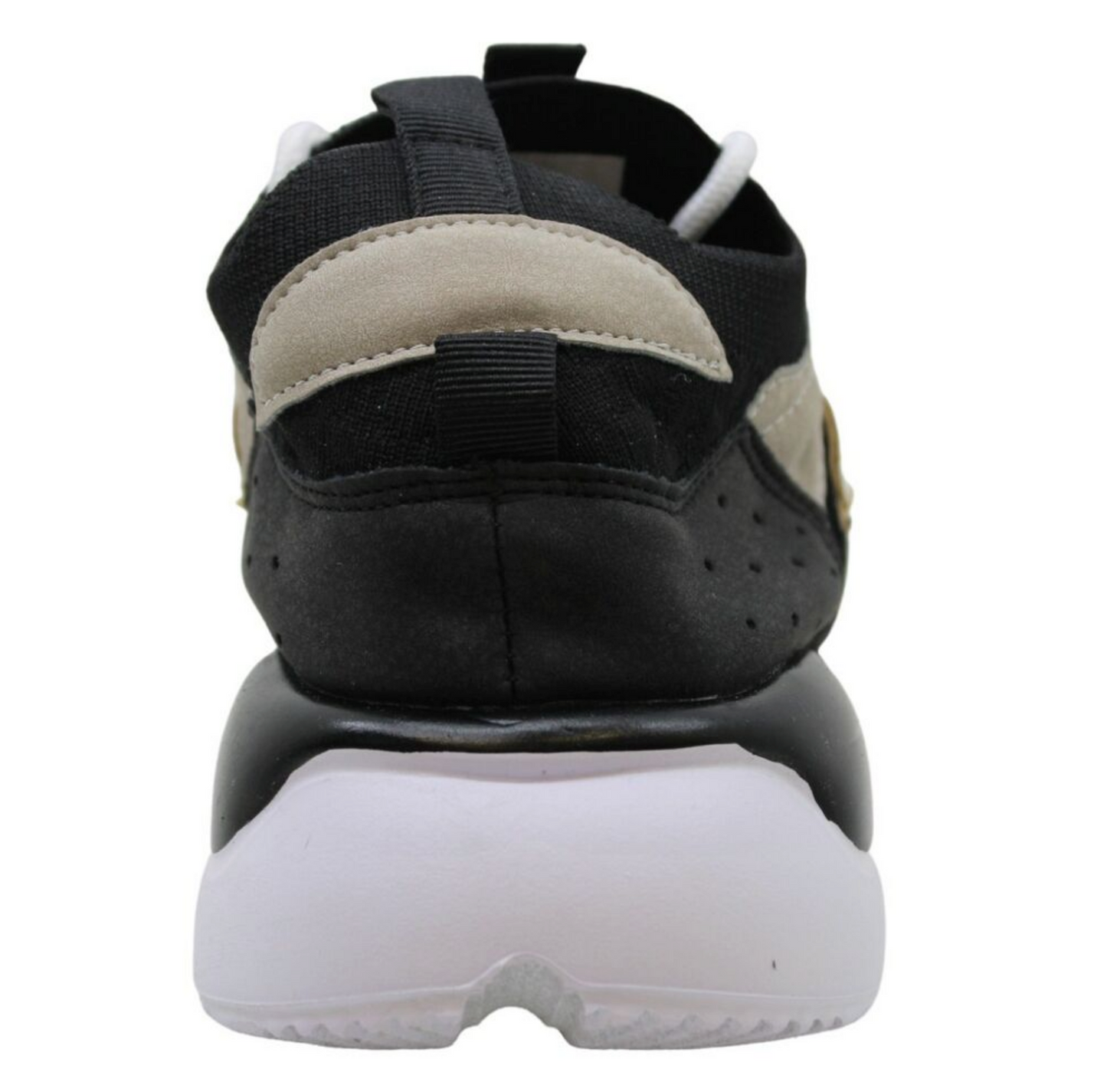 Madden Men's Graner Fabric Low-Top Lace-Up Sneakers  Black Rib Size 10.5