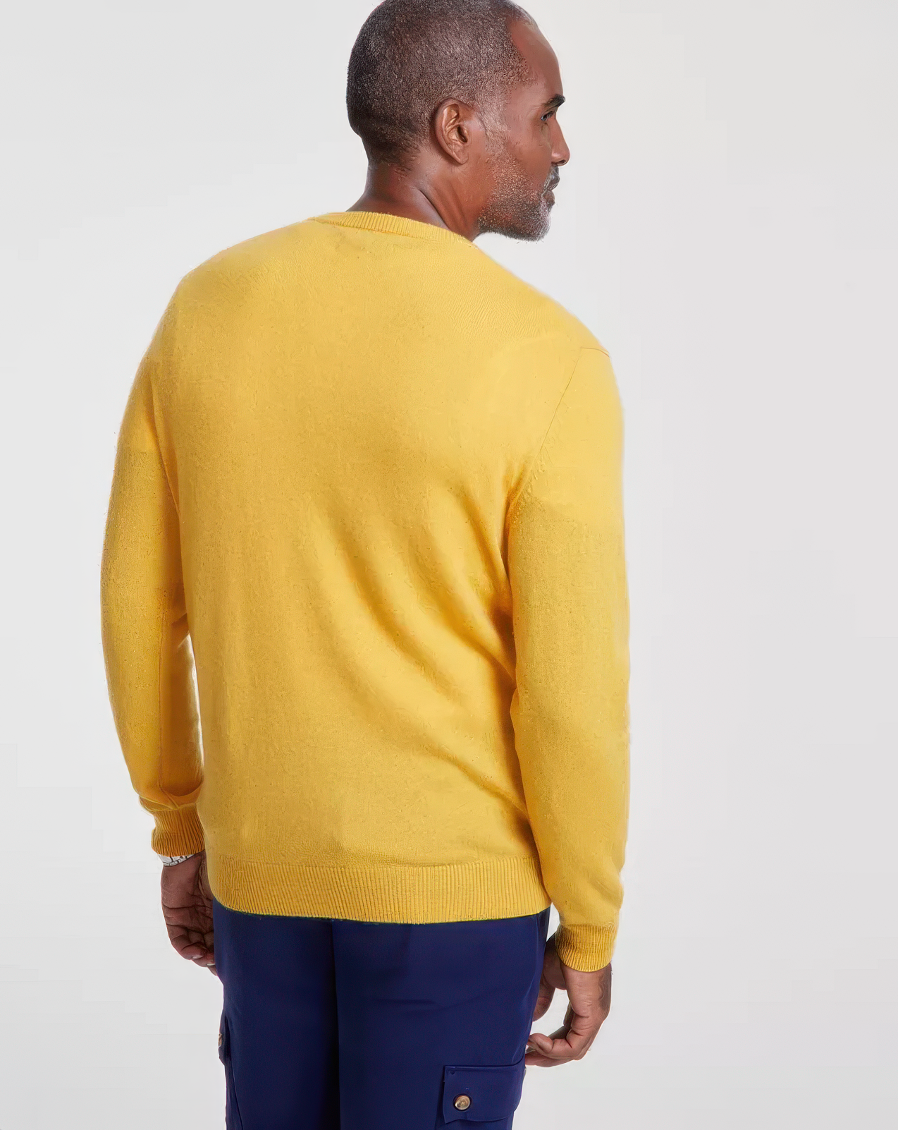 Club Room Men's 100 Cashmere V-Neck Sweater  Harvest Size XL