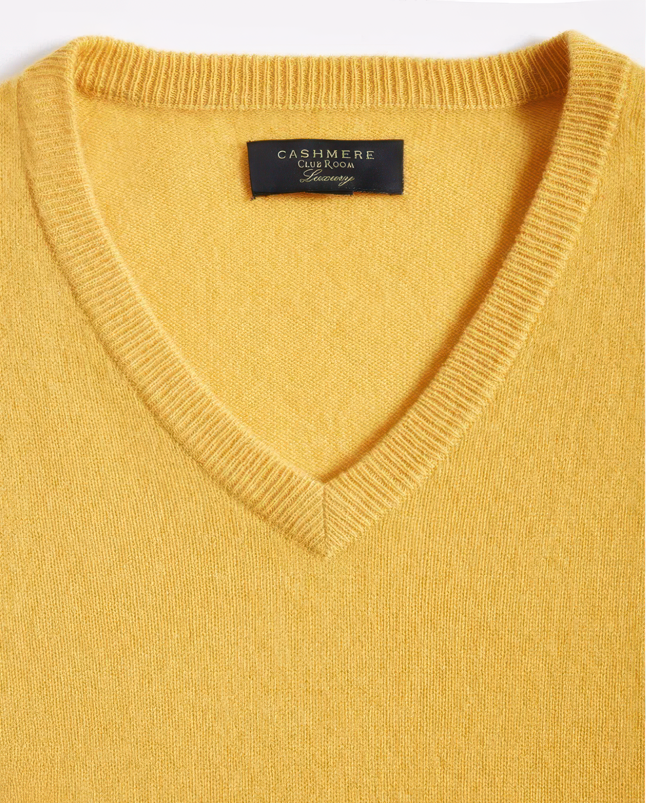 Club Room Men's 100 Cashmere V-Neck Sweater  Harvest Size XL