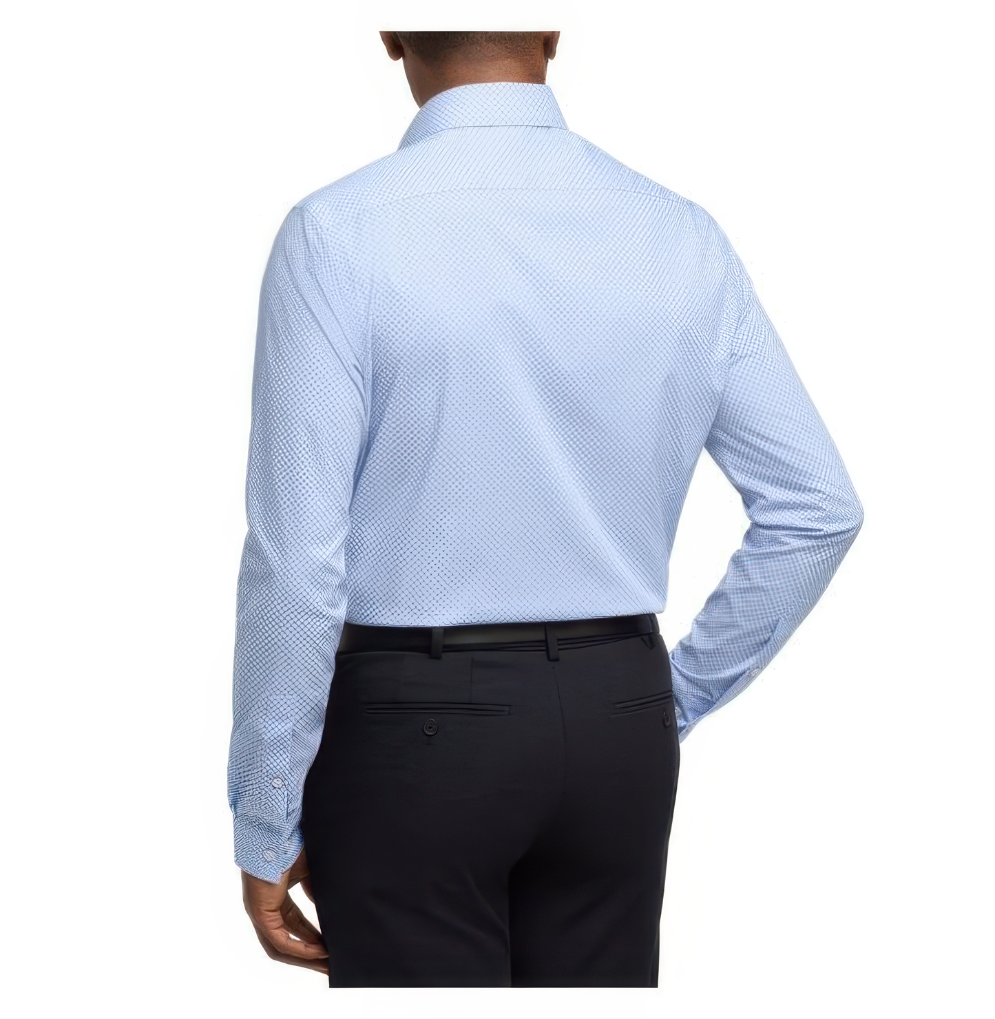 Michael Kors Men's Regular Fit Comfort Stretch Dress Shirt  Tropical Breeze Size L 16 32/33