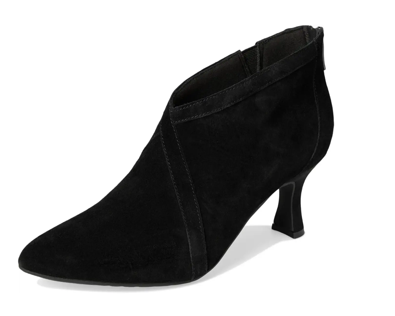 Clarks Women's Kataleyna Sol Boots  Black Suede Size 8.5