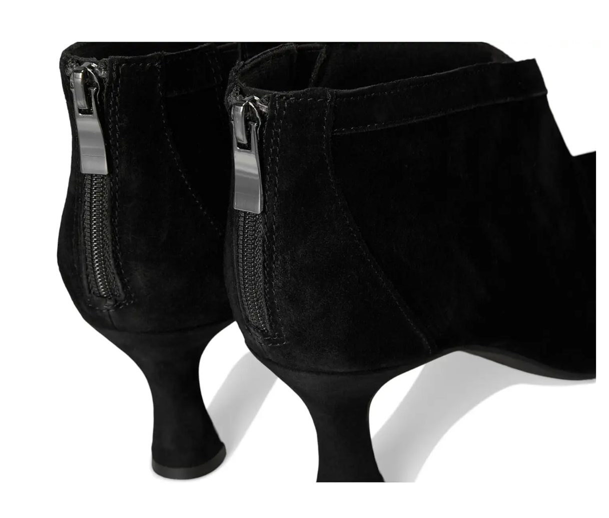 Clarks Women's Kataleyna Sol Boots  Black Suede Size 8.5