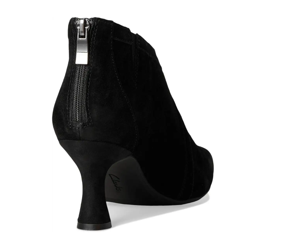 Clarks Women's Kataleyna Sol Boots  Black Suede Size 8.5