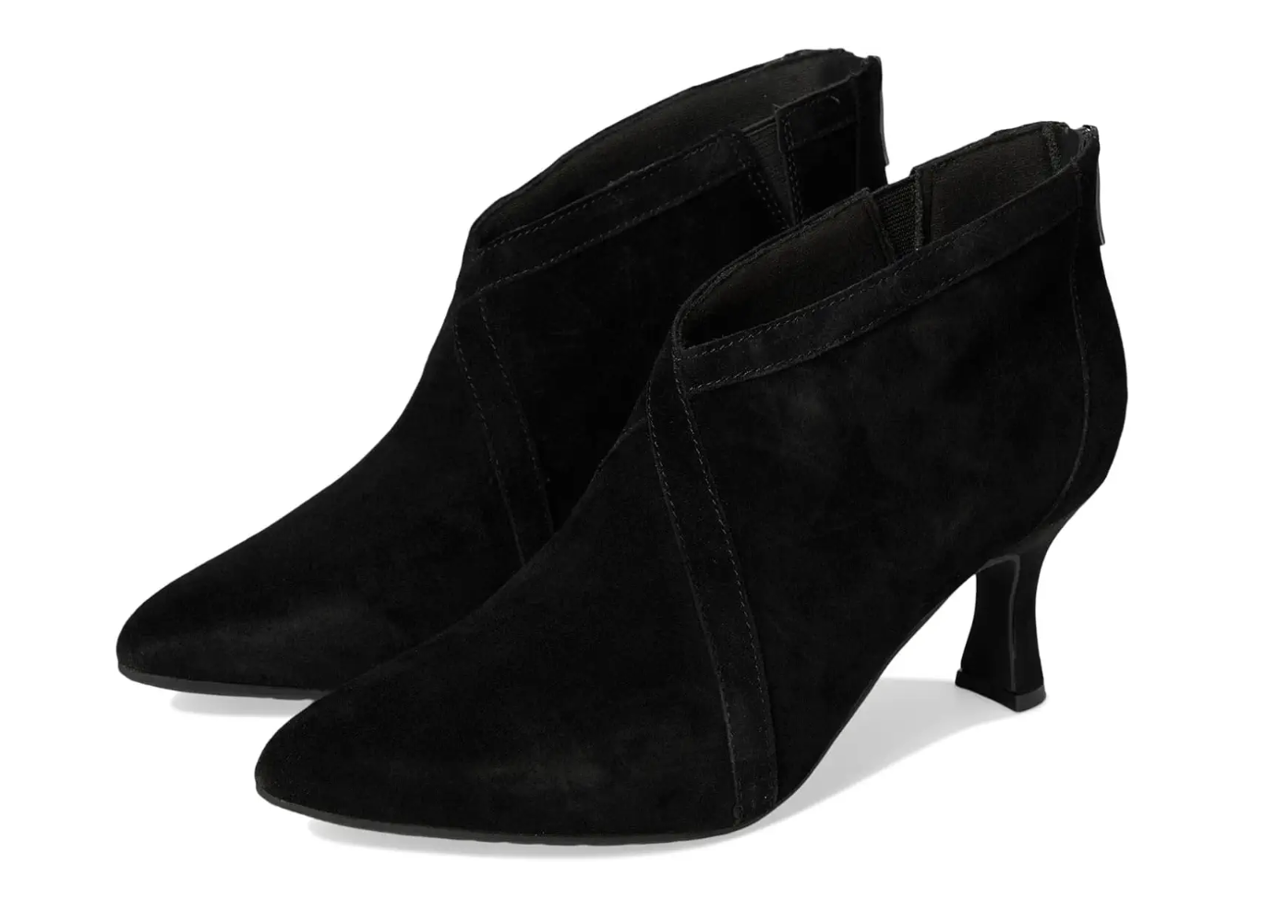 Clarks Women's Kataleyna Sol Boots  Black Suede Size 8.5