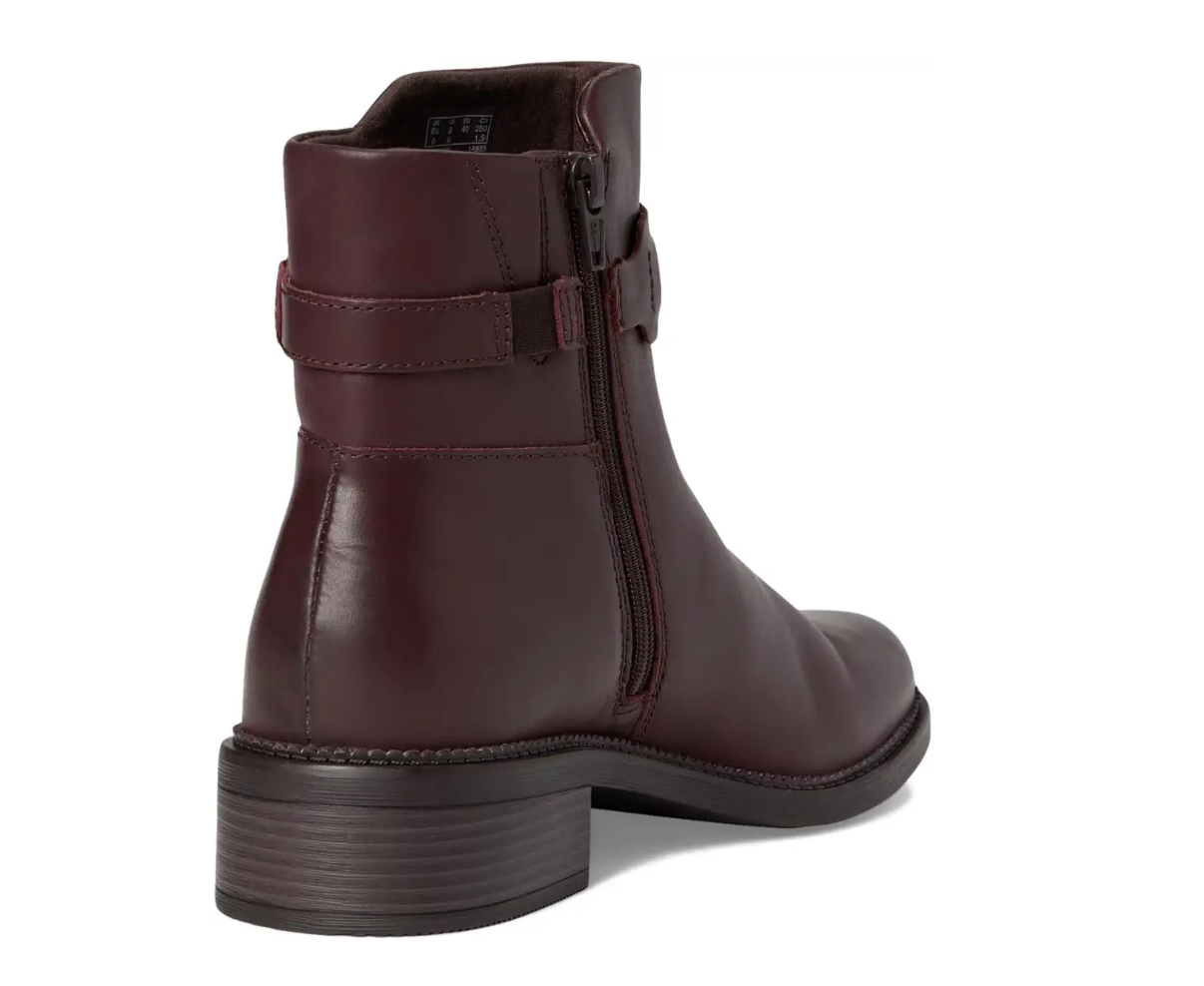 Clarks Women's Maye Bella Boots  Bordeaux Leather Size 9