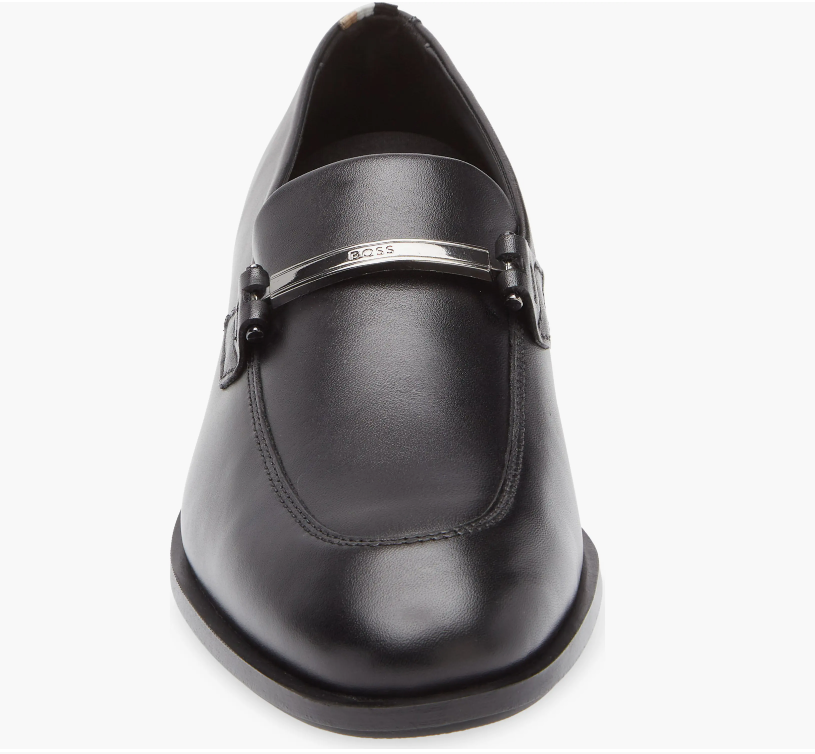 Hugo Boss Men's Colby Slip-On Bit Loafers  Black Size 9.5