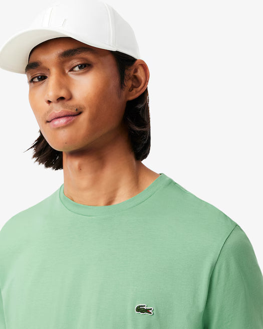 Lacoste Men's Short Sleeve Pima Jersey Crew Neck Tee  Liamone Size L