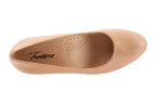 Trotters Women's Fishnet Anti-Microbial Slip On Pumps Color Nude Size 10W