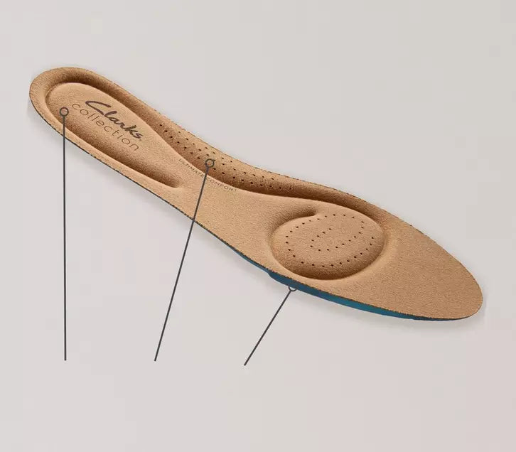 Clarks Women's Carleigh Jade Boots   Dark Tan Nubuck Size 9.5W