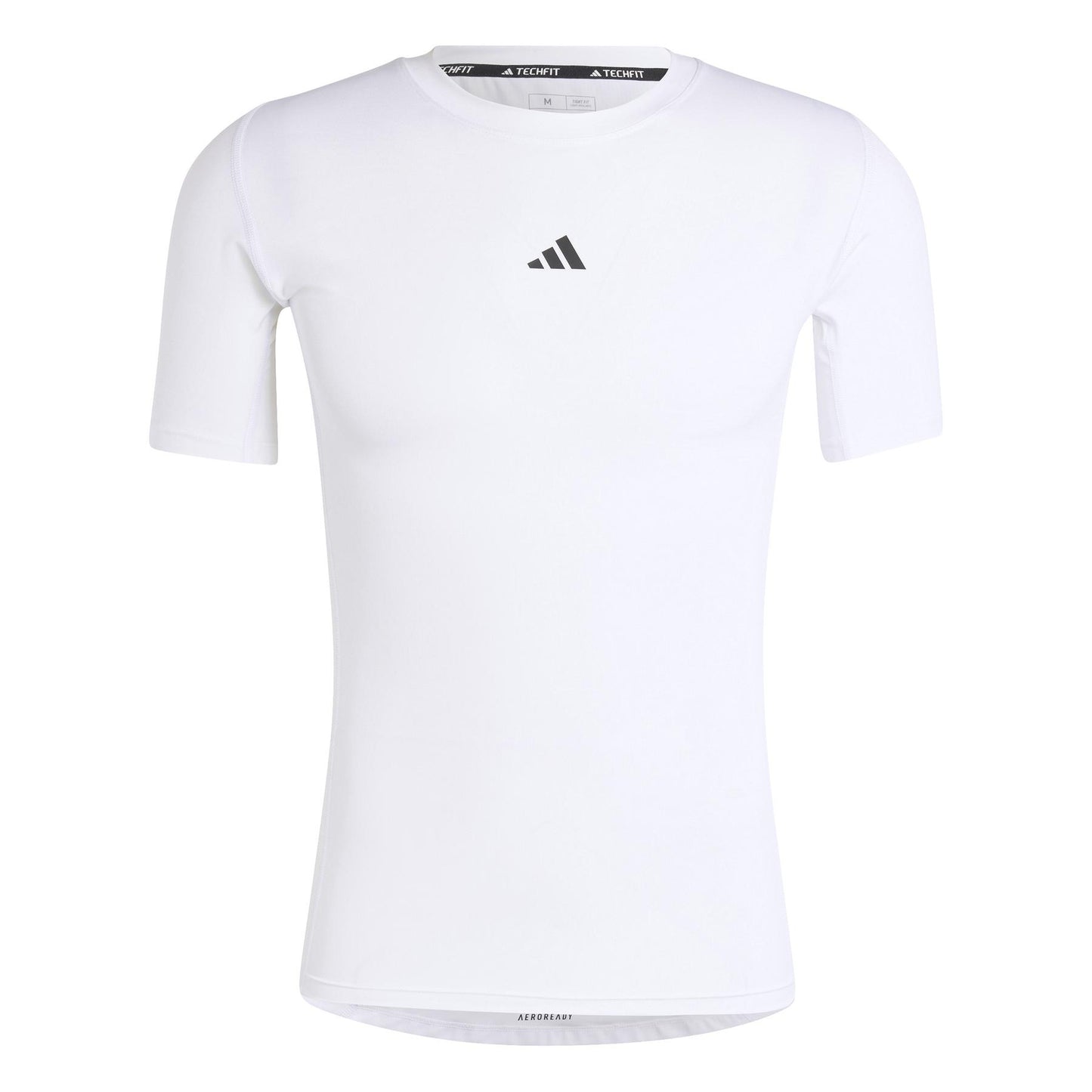 adidas Men's Compression Techfit T-Shirt  White Size M