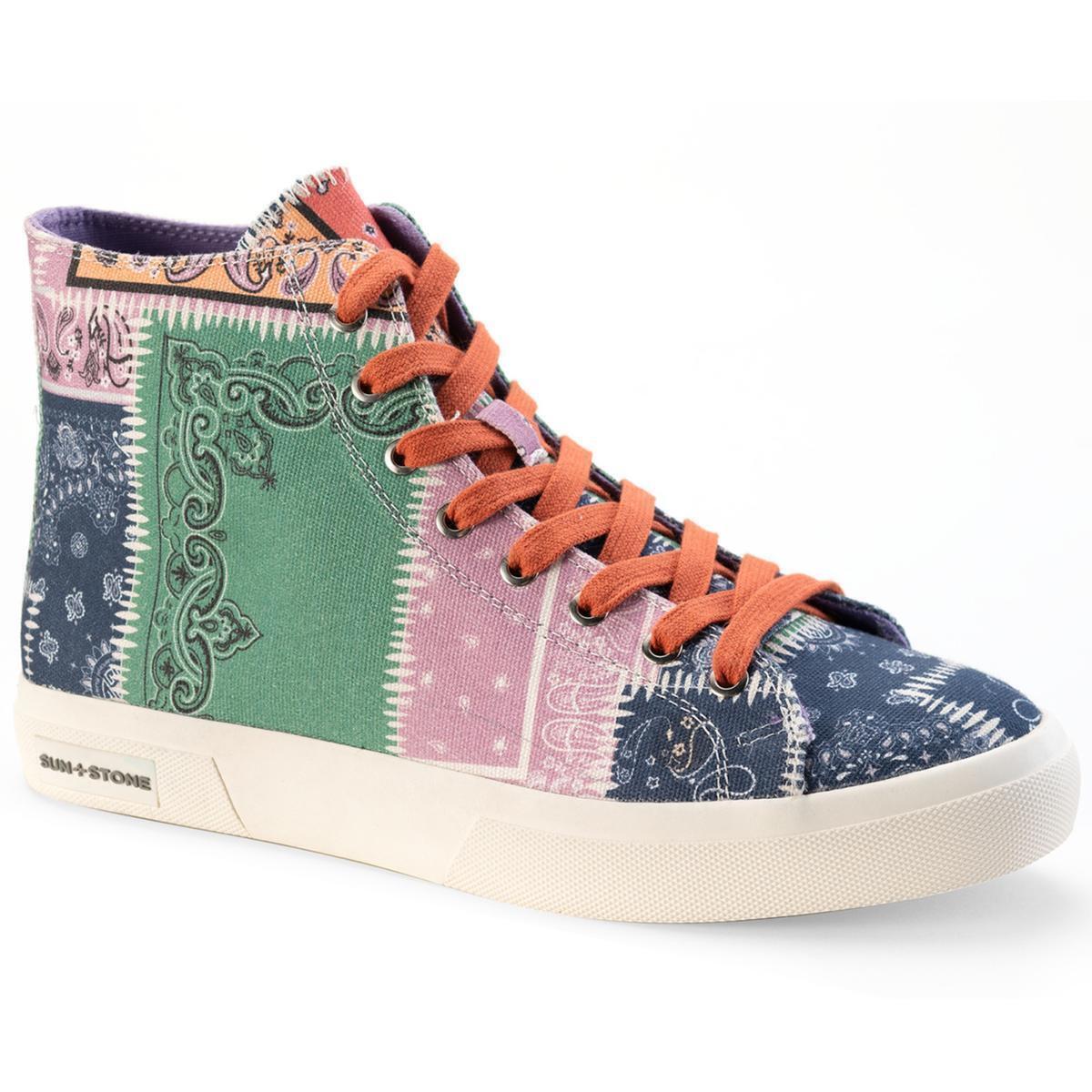 Sun + Stone Men's Mesa High-Top Sneakers  Multicolor Size 9.5M
