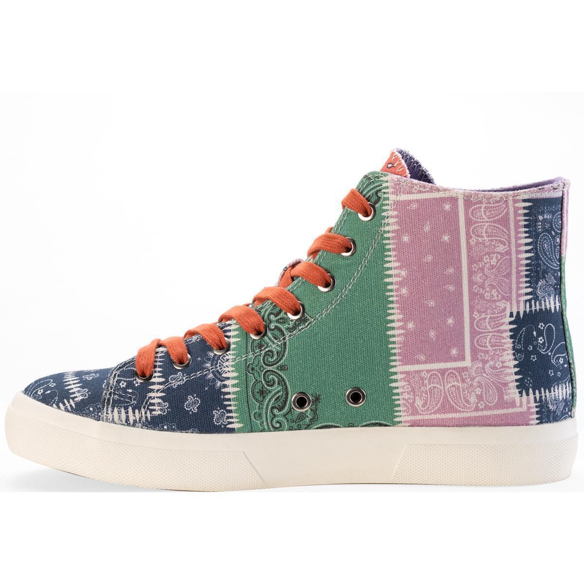 Sun + Stone Men's Mesa High-Top Sneakers  Multicolor Size 9.5M