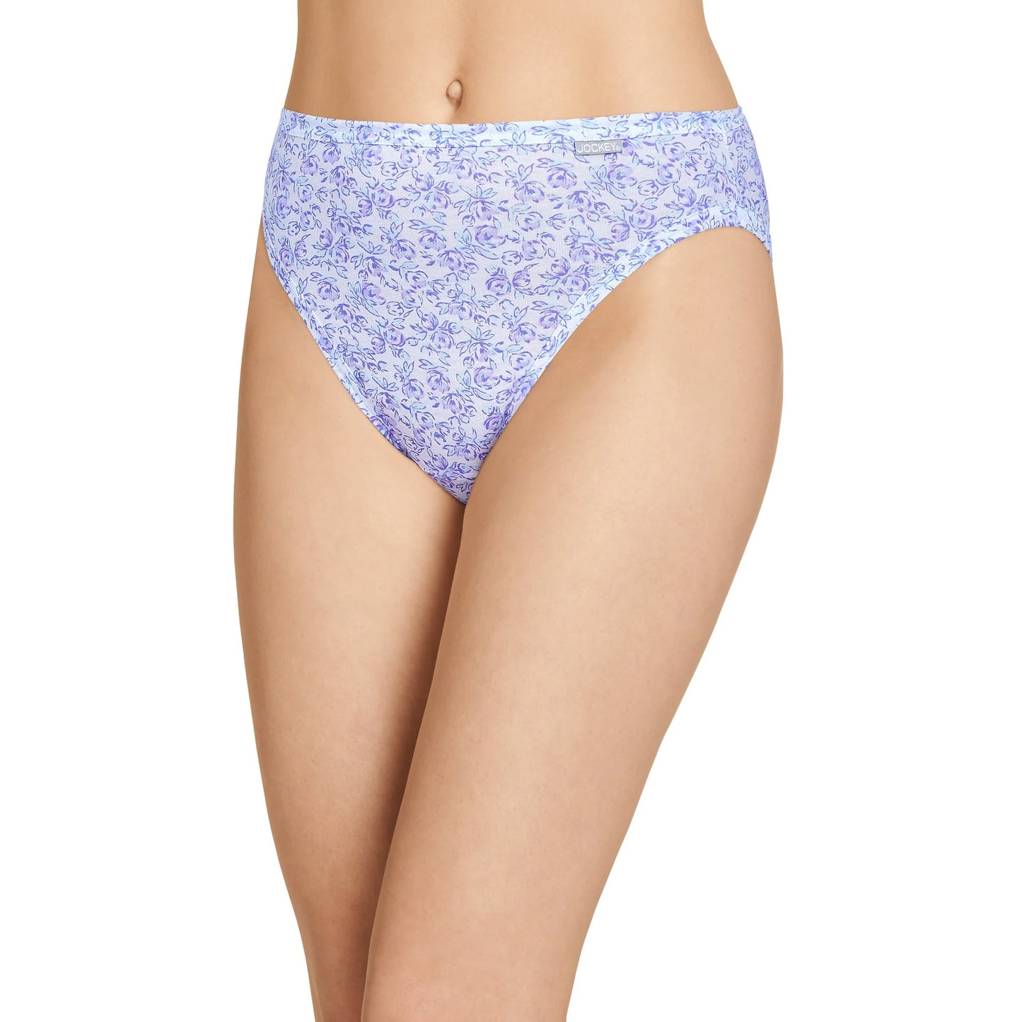 Jockey Elance French Cut Brief 3-Pack  Purple Amethyst/Paradise Flora Size 9