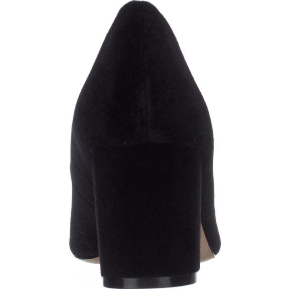STEVEN by Steve Madden Women's Bambu Dress Pumps  Black Velvet Size 7.5