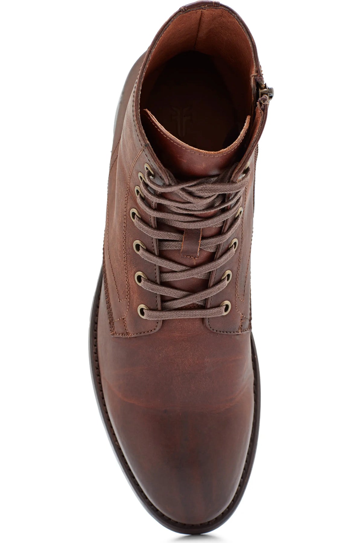 Frye Men's Bowery Lace-up Boots  Cognac Leather Size 8.5