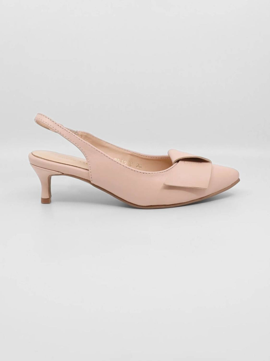ALL BLACK Women's Flatbow Kitten Slingback Heels  Pink Size 10