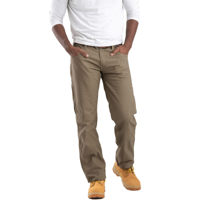 Highland Men's Flex Duck Relaxed Fit Carpenter Pants  Khaki W32xL30