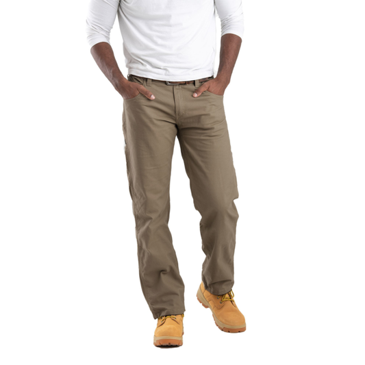 Highland Men's Flex Duck Relaxed Fit Carpenter Pants  Khaki W32xL30