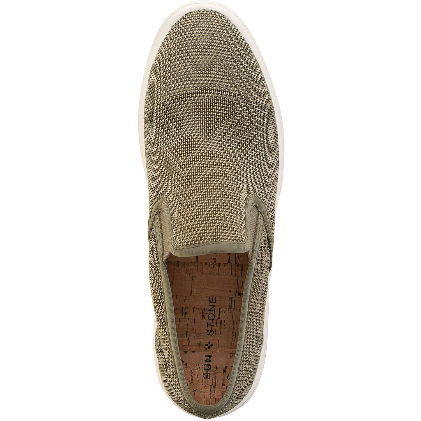 Sun+Stone Men's Lyle Slip-On Sneakers  Color Olive Size 9.5