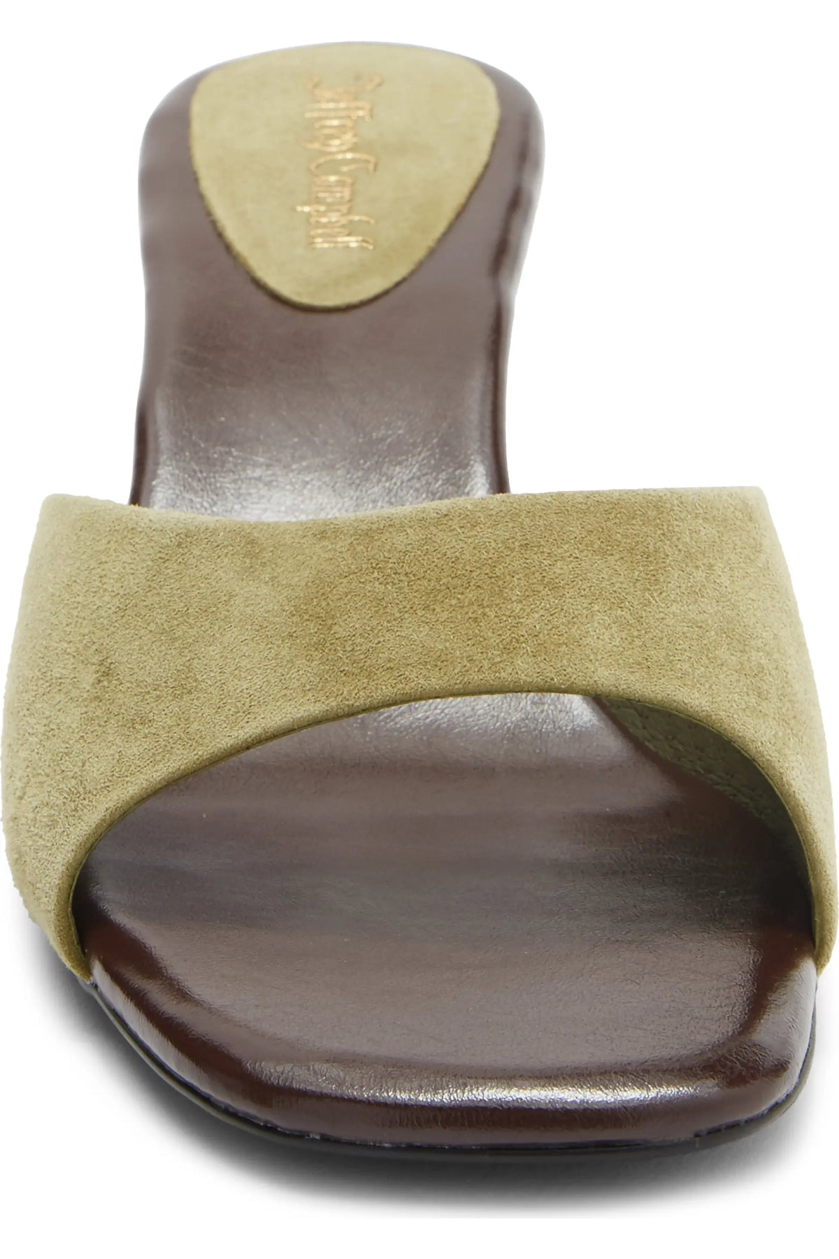 Jeffrey Campbell Women's Ilocos Bamboo Novelty Dress Sandals  Olive Suede Size 10