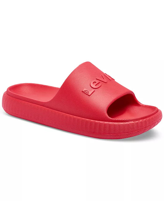 Levi's Men's Embossed June Next Slide  Red Size 8