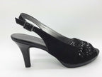 Karen Scott Women's Brooke Slingback Pumps  Color Black Micro Size 7M