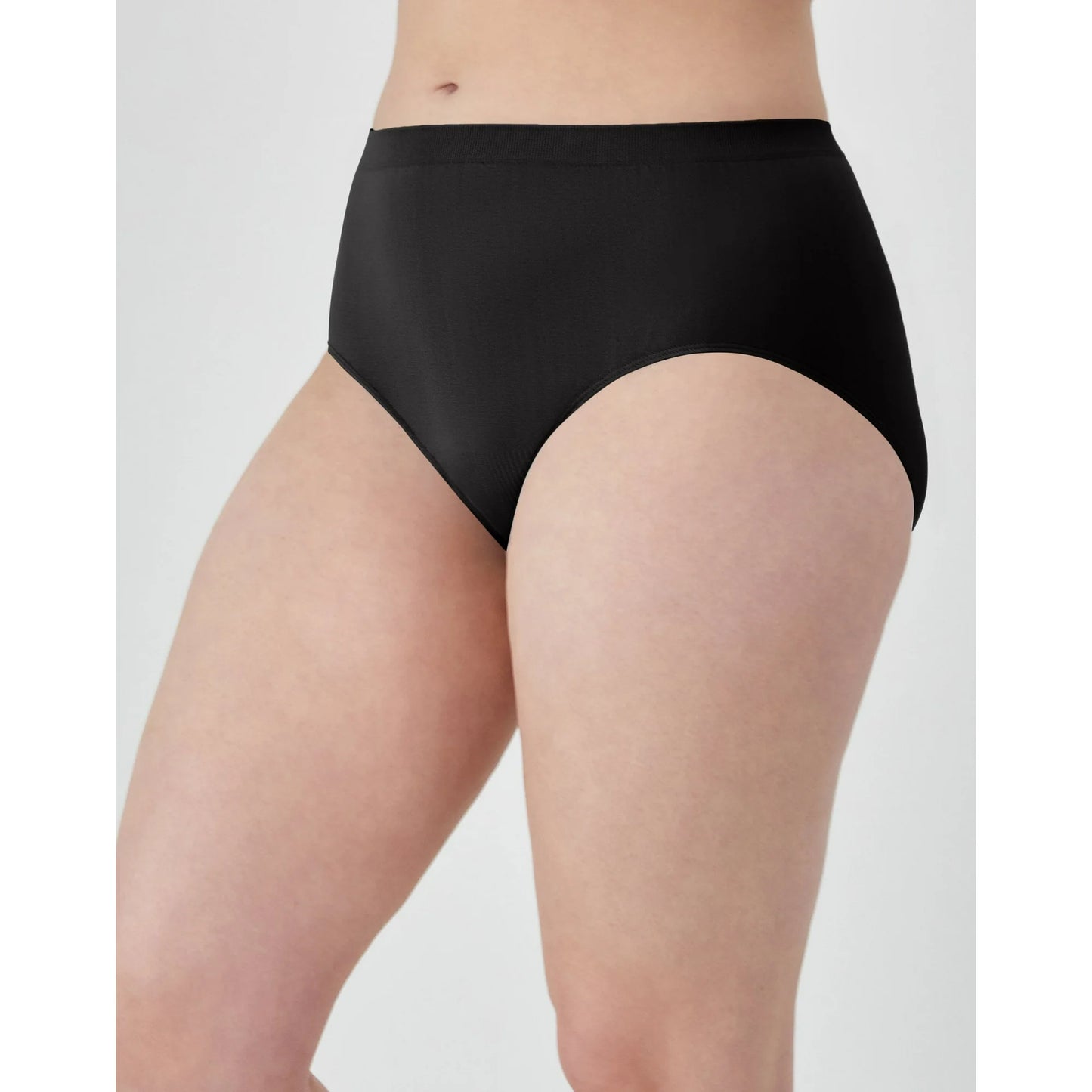 Bali Women's Breathe Lace High-Rise Full Brief  Black Size L