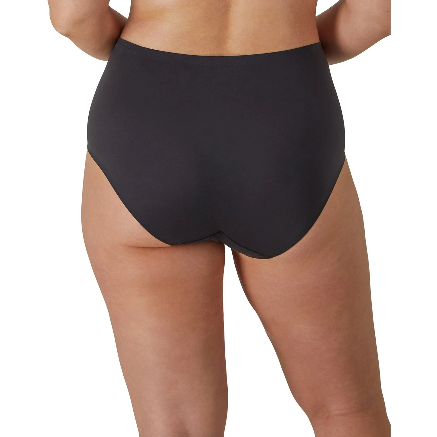 Bali Women's Breathe Lace High-Rise Full Brief  Black Size L