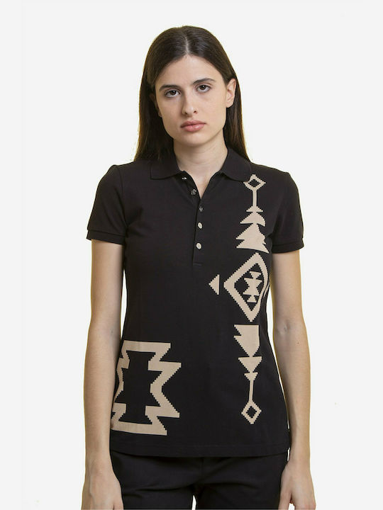 Lauren Ralph Lauren Women's Southwestern Polo Top  Color Polo Black Size S