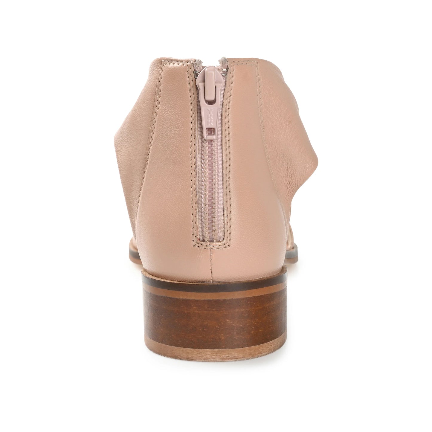 Journee Signature Women's Tayler Tru Comfort Foam Leather Heels  Color Blush Size 9M