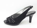 Karen Scott Women's Brooke Slingback Pumps  Color Black Micro Size 7M
